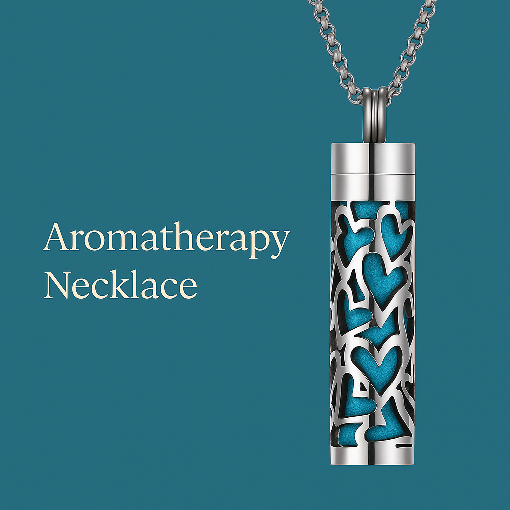 🌿 AromatherapyNecklace – Carry Peace, Style & Fragrance Everywhere